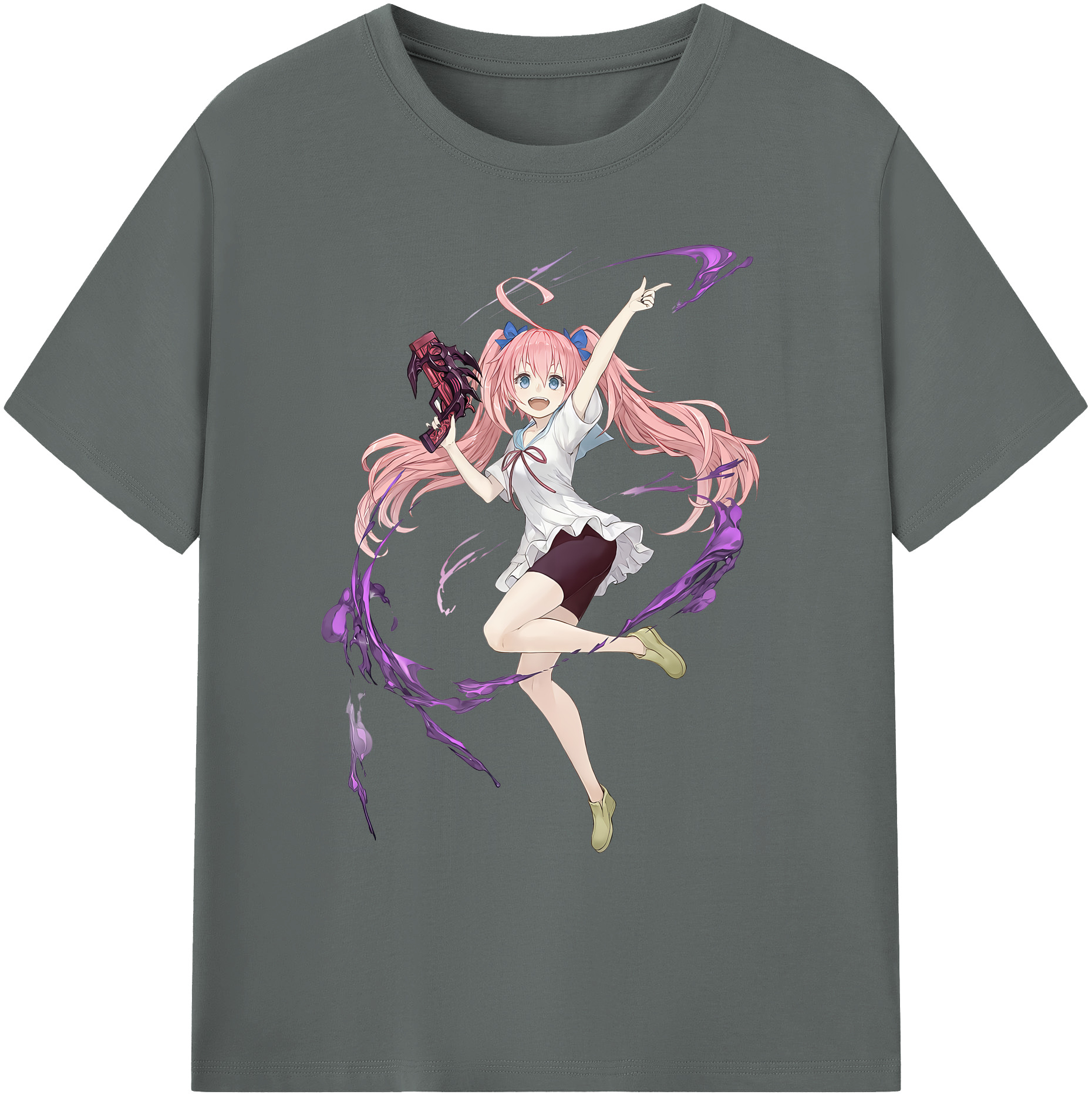 （画像用） 転スラ Regarding Reincarnated to Slime 綿100％ メンズ半袖Tシャツ｜肌触りやわらか＆通気性